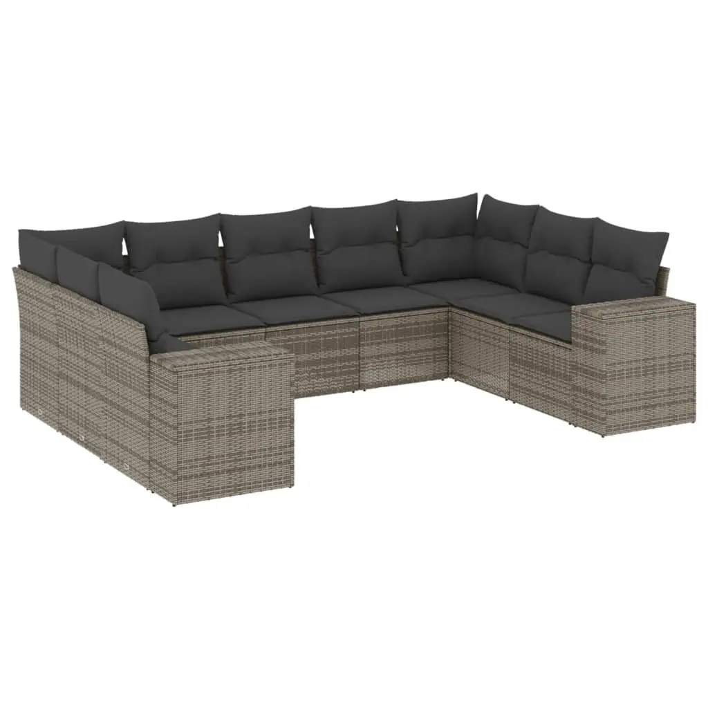 9 Piece Sofa Set for Outdoor Use