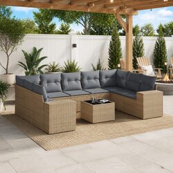 Versatile 10-Piece Outdoor Sofa Set for Your Patio