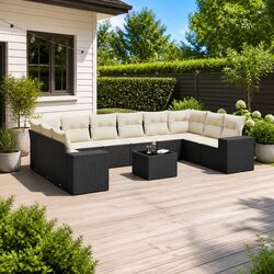 Practical 11-Piece Outdoor Sofa Set for Relaxing Spaces