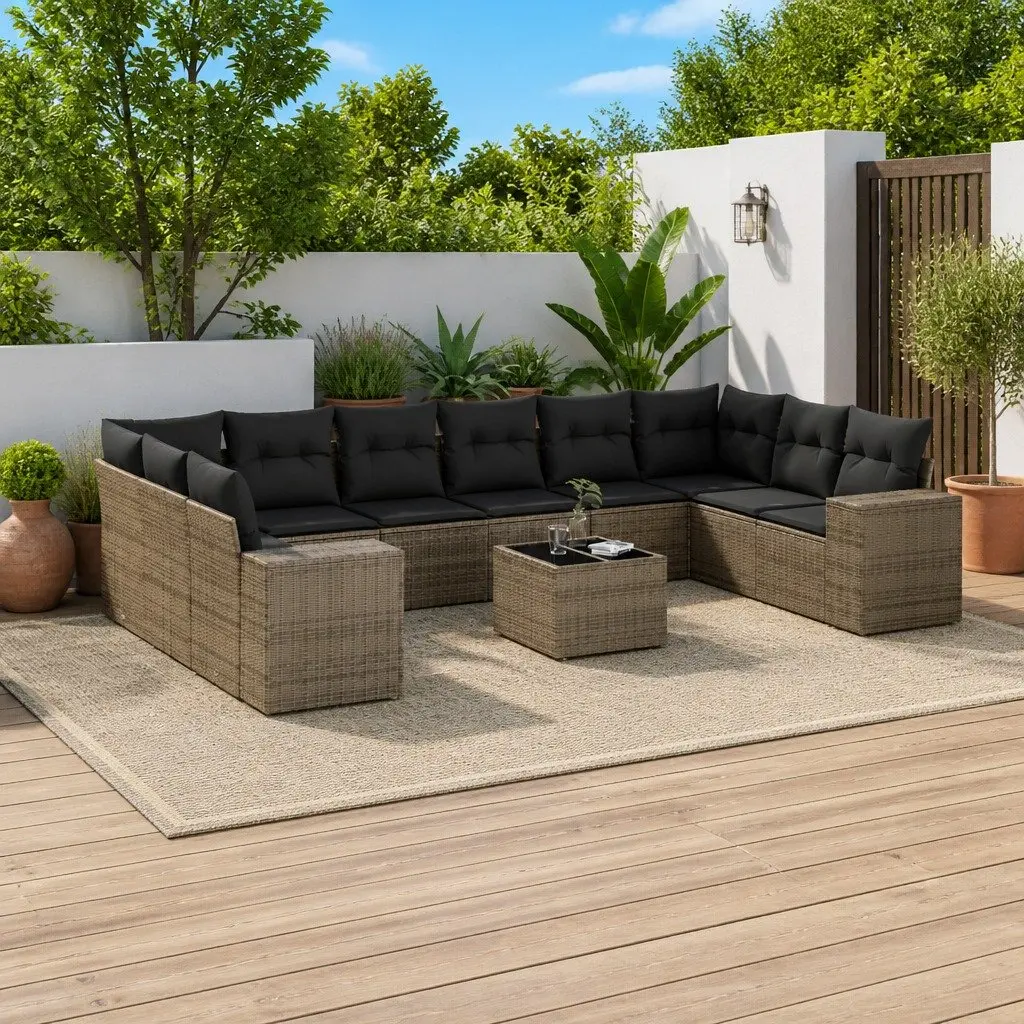 11 Piece Garden Sofa Set for Outdoor Spaces