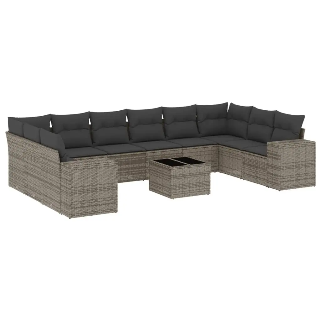11 Piece Garden Sofa Set for Outdoor Spaces