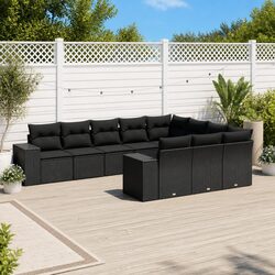 Versatile 10 Piece Garden Sofa Set for Your Patio