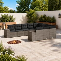 Versatile 10 Piece Garden Sofa Set for Any Setting
