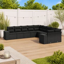 Functional 10-Piece Outdoor Sofa Set for Everyday Use