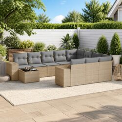Ideal 11 Piece Garden Sofa Set for Outdoor Living Spaces