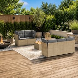 Practical 6 Piece Garden Sofa Set for Any Outdoor Setting