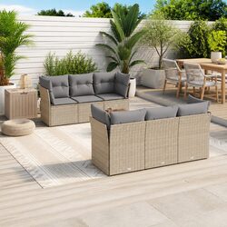 Versatile 7 Piece Sofa Set Fits Any Outdoor Setting