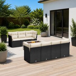 Versatile 8 Piece Sofa Set for Any Outdoor Setting