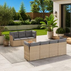 Practical 8-Piece Outdoor Sofa Set for Relaxation