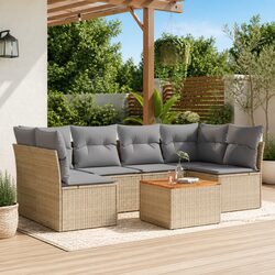 Versatile 7 Piece Garden Sofa Set for Outdoor Use