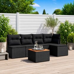 Practical 6-Piece Garden Sofa Set with Storage Bags