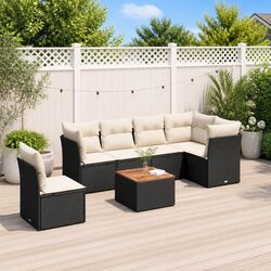 Practical 7 Piece Garden Sofa Set for Outdoor Living