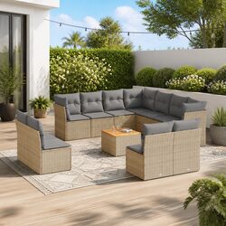 12-Piece Garden Sofa Set for Comfortable Outdoor Living