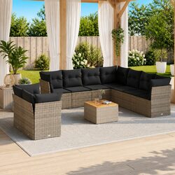 Versatile 10-Piece Outdoor Sofa Set for Your Patio
