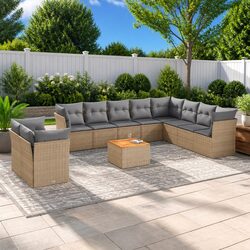 Versatile 11 Piece Garden Sofa Set for Your Outdoor Space