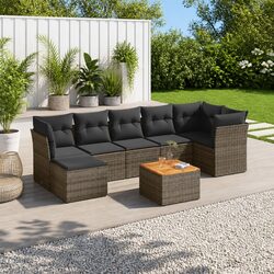 Versatile 8-Piece Garden Sofa Set for Any Outdoor Space