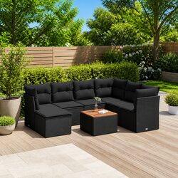 Practical 8 Piece Garden Sofa for Your Outdoor Living