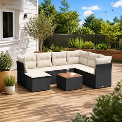 8 Piece Outdoor Sofa Set for Perfect Family Gatherings