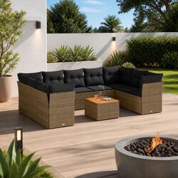 Ideal for Outdoor Gatherings: Grey Garden Sofa Set