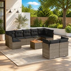 Versatile 10-Piece Garden Sofa Set for Your Outdoor Needs
