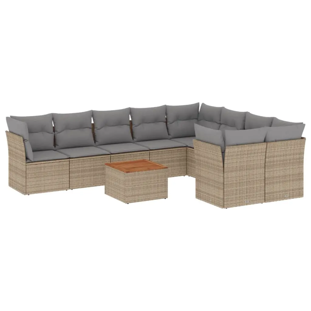 10 Piece Garden Sofa Set for Outdoor Spaces