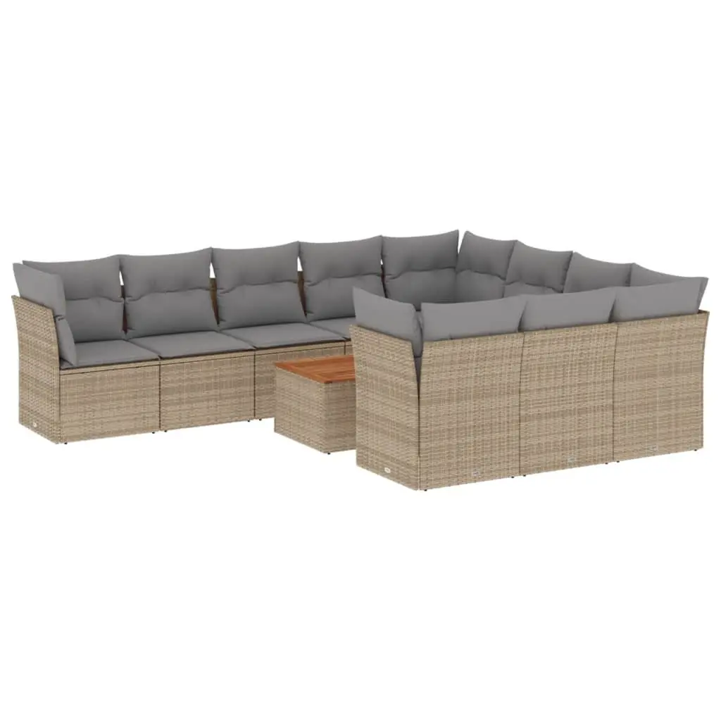 11-Piece Garden Sofa Set for Outdoor Use