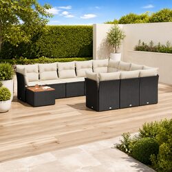 Ideal for Your Backyard: 11-Piece Garden Sofa Set