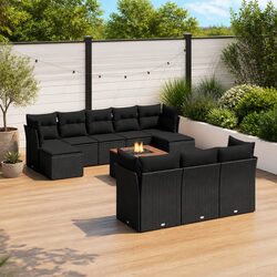 Practical 11 Piece Sofa Set for Outdoor Use