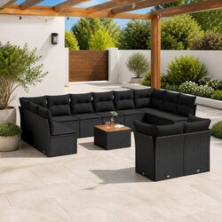 Practical 13 Piece Modular Outdoor Sofa Set