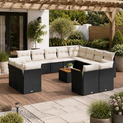 Functional 13 Piece Garden Sofa Set for Any Outdoor Space
