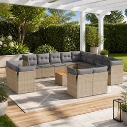 Practical 14 Piece Garden Sofa Set for Relaxation