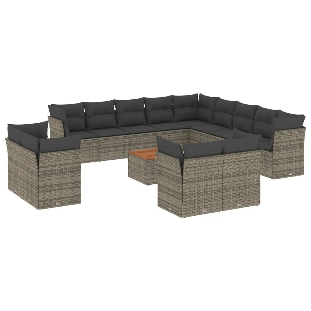 14-Piece Garden Sofa Set for Outdoor Use