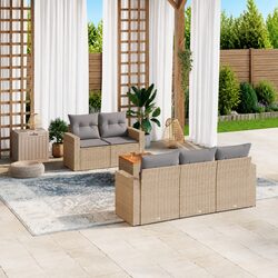 Practical 6-Piece Garden Sofa Set for All Your Outdoor Needs