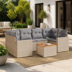 Practical 7 Piece Outdoor Sofa Set for Any Space