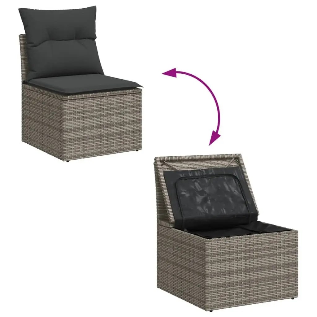 8 Piece Garden Sofa Set for Relaxing Outdoors