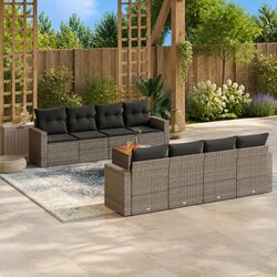 Practical 9-Piece Sofa Set for Outdoor Living