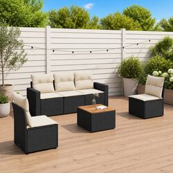 Practical 6 Piece Outdoor Sofa Set for Everyday Use