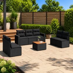 Practical 8 Piece Sofa Set for Any Outdoor Setting