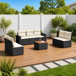 Practical 8-Piece Garden Sofa Set for Outdoor Gatherings