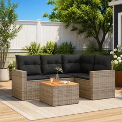 5 Piece Garden Sofa Set for Relaxation on the Patio