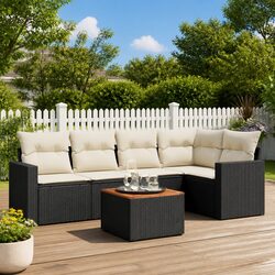 Functional 6 Piece Outdoor Sofa Set for Any Space
