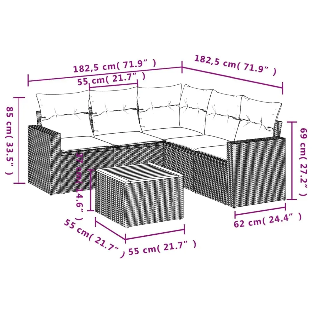 Garden Sofa Set for Outdoor Use