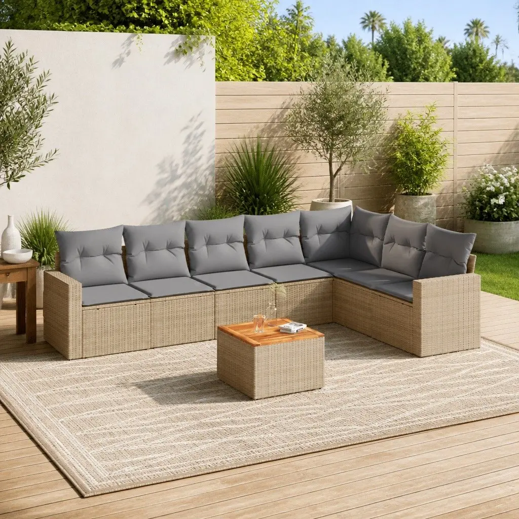 8-Piece Outdoor Sofa Set for Relaxation