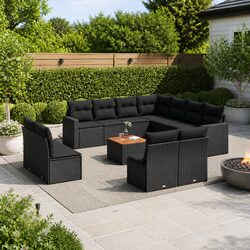 Practical 12-Piece Garden Sofa Set for Outdoor Living