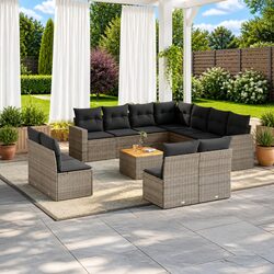 Practical 12 Piece Outdoor Sofa Set for Any Setting
