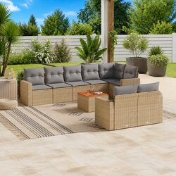 Versatile 9-Piece Sofa Set for Your Patio or Terrace