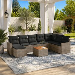 Practical 9-Piece Outdoor Furniture Set for Any Patio