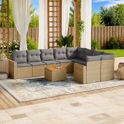 Ideal 10-Piece Sofa Set for Outdoor Relaxation