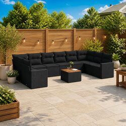 Perfect for Entertaining: 11-Piece Outdoor Sofa Set