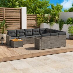 Functional 11-Piece Garden Sofa Set for Any Outdoor Area